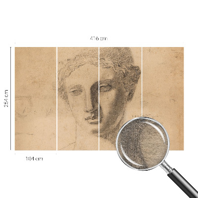 Væg tapet Kvindeportræt