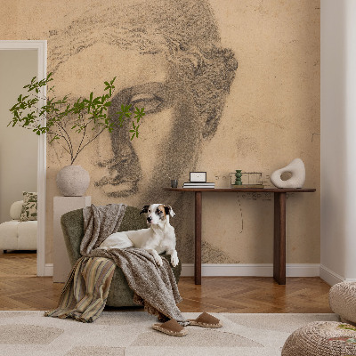 Væg tapet Kvindeportræt