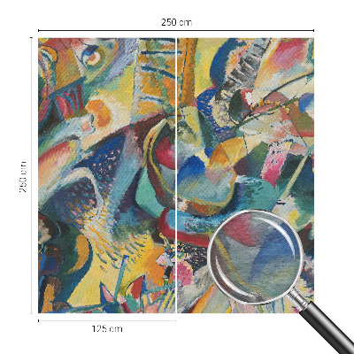 Tapet væg Farverig abstrakt