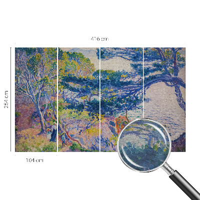 Fototapet soveværelse Impressionistisk landskab