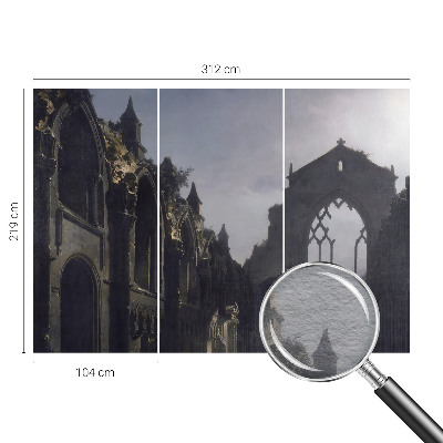 Fototapet stue Gotiske ruiner