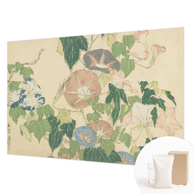 Fotovæg stue Blomsteragtig elegance