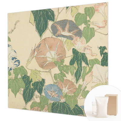 Fotovæg stue Blomsteragtig elegance