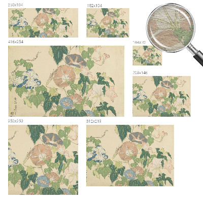 Fotovæg stue Blomsteragtig elegance