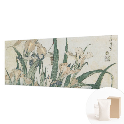 Fotovæg soveværelse Delikate iriser