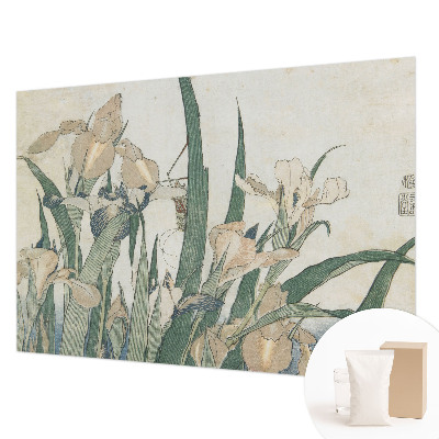 Fotovæg soveværelse Delikate iriser