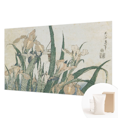 Fotovæg soveværelse Delikate iriser