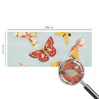 Høj kvalitet fototapet Kunstneriske sommerfugle