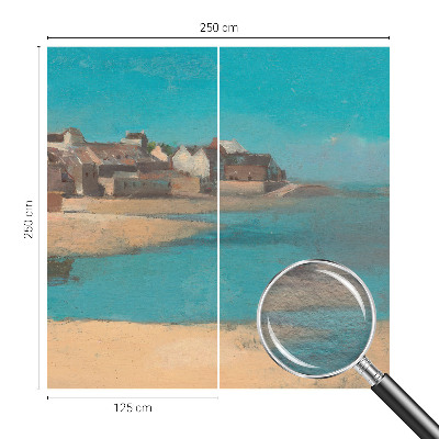 Fototapet efter mål En stille landsby