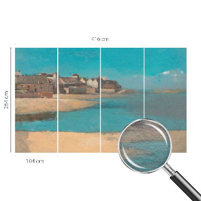 Fototapet efter mål En stille landsby