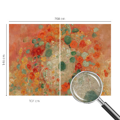 Modern fototapet Abstrakte blomster