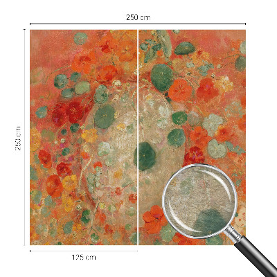 Modern fototapet Abstrakte blomster