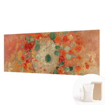 Modern fototapet med et abstrakt blomsterdesign