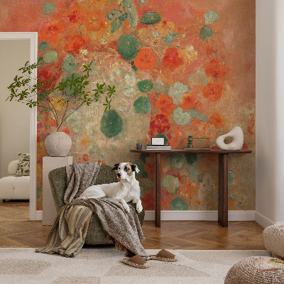 Modern fototapet Abstrakte blomster