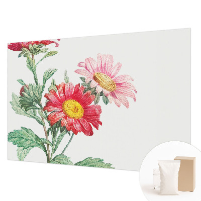Fototapet på mål med et delikat blomsterprint