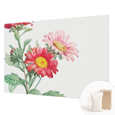 Fototapet på mål med et delikat blomsterprint