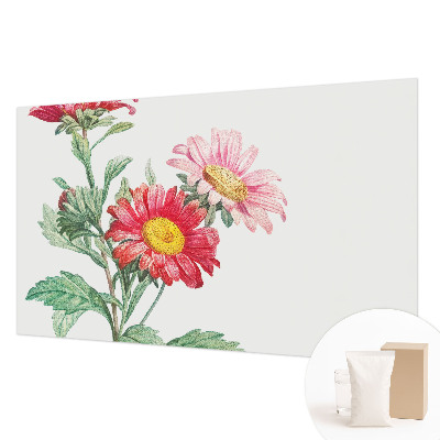 Fototapet på mål med et delikat blomsterprint