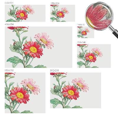 Fototapet på mål Delikate blomster