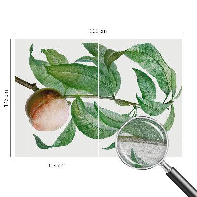 Stor fototapet Moden fersken