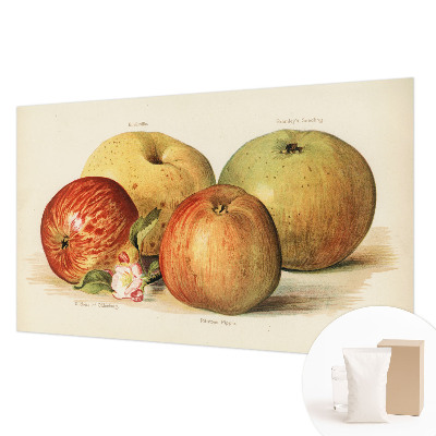 Fotovæg soveværelse Æbleblomster