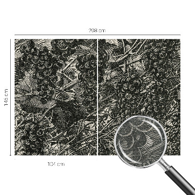 Fotovæg stue Drueprint