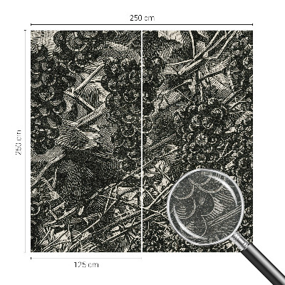 Fotovæg stue Drueprint