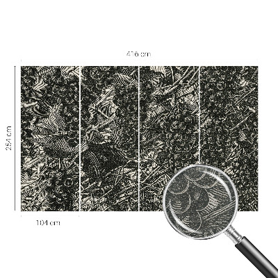 Fotovæg stue Drueprint