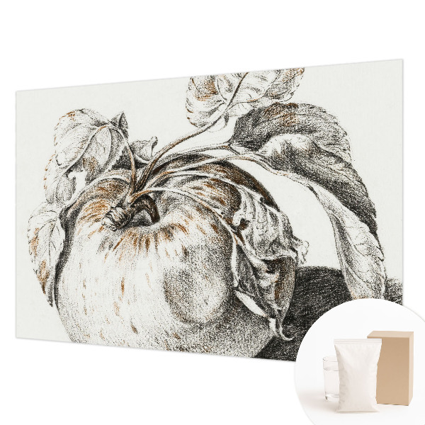 Høj kvalitet fototapet Æbleblade