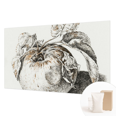 Høj kvalitet fototapet med motiv af æbleblade