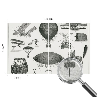 Foto tapet Luftfartens historie