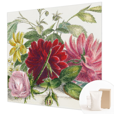 Vlies fototapet med motiv af en blomsterbuket