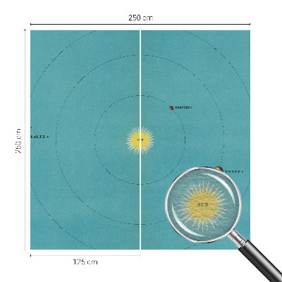 Fotostat med motiv af et kosmisk system