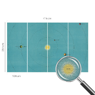 Fotostat med motiv af et kosmisk system