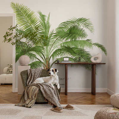 Tapet væg Skinnende palmetræ