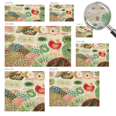 Fototapet soveværelse Organiske former