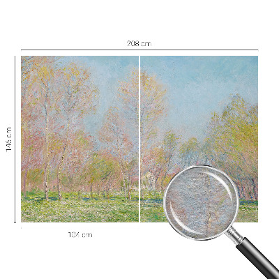 Fotovæg stue Forårsparken