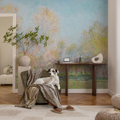 Fotovæg stue Forårsparken