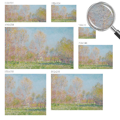 Fotovæg stue Forårsparken