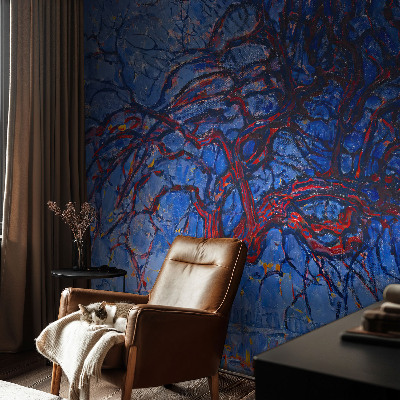 Modern fototapet Flammetræ