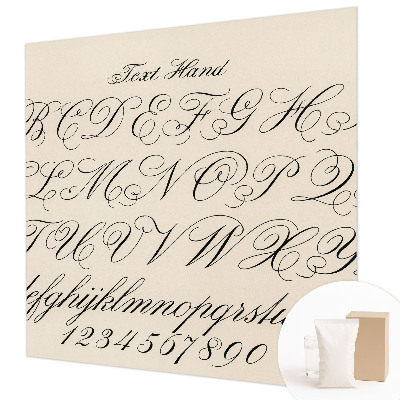 Fototapet på mål Kalligrafisk skrift