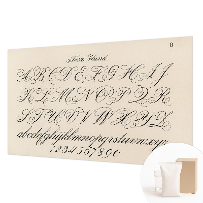 Fototapet på mål Kalligrafisk skrift