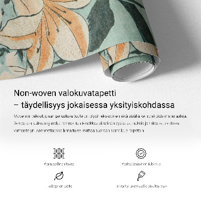 Stor fototapet med dekorative bogstaver