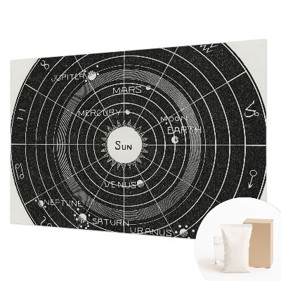 Vlies fototapet med motiv af et kosmisk diagram