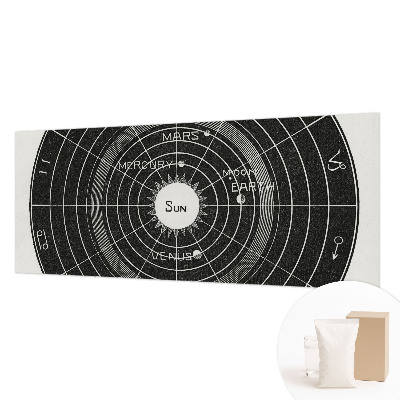 Vlies fototapet med motiv af et kosmisk diagram