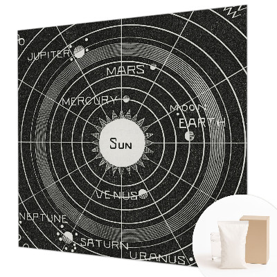 Vlies fototapet med motiv af et kosmisk diagram