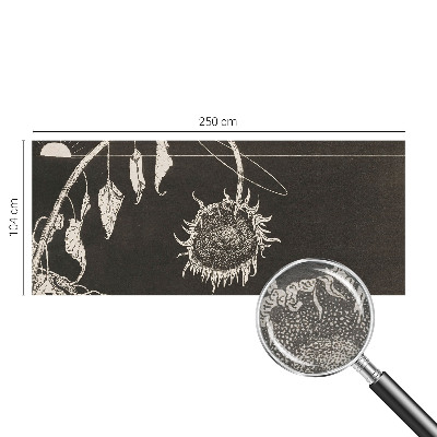 Tapet væg Nostalgisk solsikke