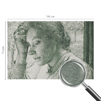 Væg tapet Reflekterende kvinde