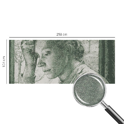 Væg tapet Reflekterende kvinde