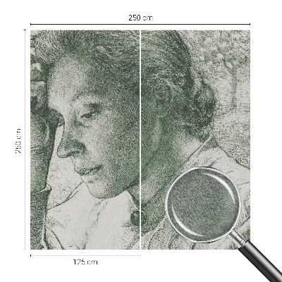 Væg tapet Reflekterende kvinde