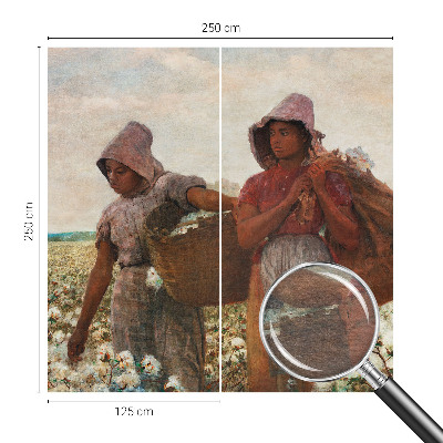 Fototapet soveværelse Arbejder i marken